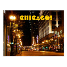 chicago nightlife postcards