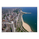 Chicago panoramic view greeting cards