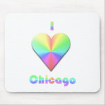 Chicago -- Pastels Mouse Pad