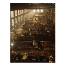Chicago Railway Locomotive Shop Postcards