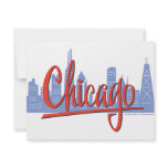 CHICAGO-RED PERSONALIZED INVITES