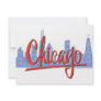 CHICAGO-RED PERSONALIZED INVITES