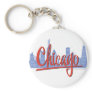 CHICAGO-RED KEY CHAIN