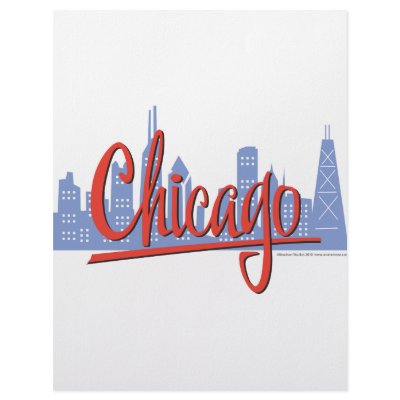 CHICAGO-RED PERSONALIZED LETTERHEAD by knudsonstudios