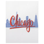 CHICAGO-RED PERSONALIZED LETTERHEAD
