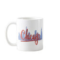 CHICAGO-RED mugs