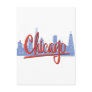CHICAGO-RED POST CARD