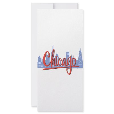 CHICAGO-RED FULL COLOR RACK CARD by knudsonstudios