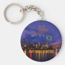 chicago_skyline5, HYPE HOUSE IN MOTION Keychains
