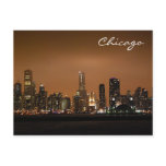 Chicago Skyline As Visible From Lake Michigan Postcard