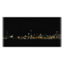 Chicago skyline at midnight photo cards