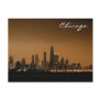Chicago Skyline at Night Postcards