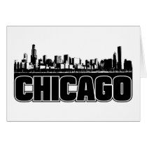Chicago Skyline Greeting Cards