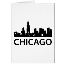 Chicago Skyline Card