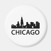 Chicago Skyline Fridge Magnets
