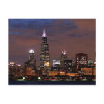 Chicago Skyline Go Sox Post Card