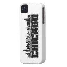 Chicago Skyline iPhone 4 Case-Mate Cases