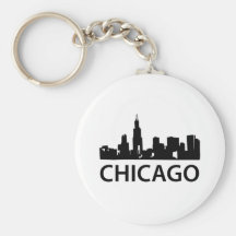Chicago Skyline Keychain