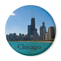 Chicago Skyline Fridge Magnets