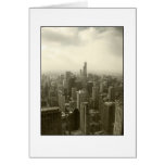 Chicago Skyline Mono Cards