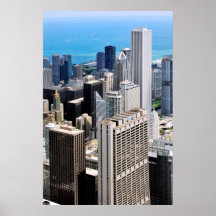 Chicago skyline posters