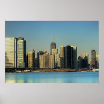 CHICAGO SKYLINE POSTER