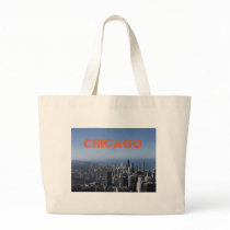 Chicago skyline T Bag