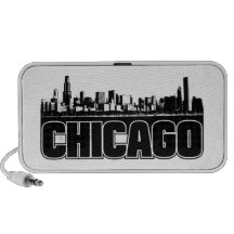 Chicago Skyline Travelling Speakers