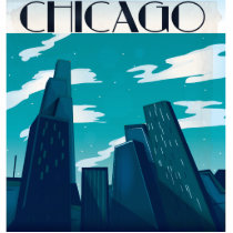 Chicago Skyscrapers photo sculptures