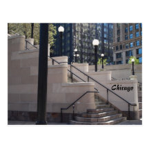 Chicago Strairway Postcard