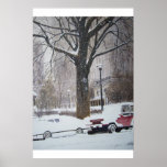 Chicago Streets on a winter day- poster