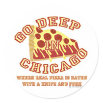Chicago Style Pizza Stickers