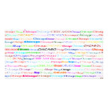 Chicago Text Design II Photo Card