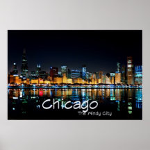CHICAGO - THE WINDY CITY POSTERS