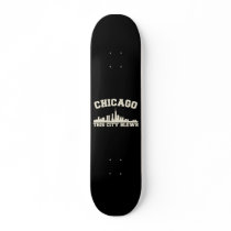 Chicago: This City Blows Skate Board Deck