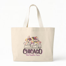 CHICAGO-TODDLIN-TOWN CANVAS BAG