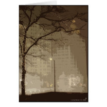 Chicago Winter Wonderland Greeting Cards