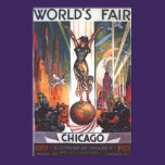 Chicago World's Fair 1933 Vintage Poster posters