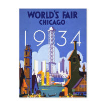 Chicago World's Fair Vintage Postcard