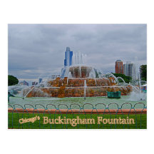 Chicagos Buckingham Fountain Post Card