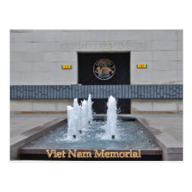Chicagos Viet Nam Memorial Post Card