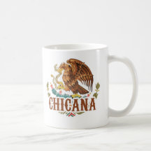 Chicana Mexico Coat of Arms Coffee Mugs