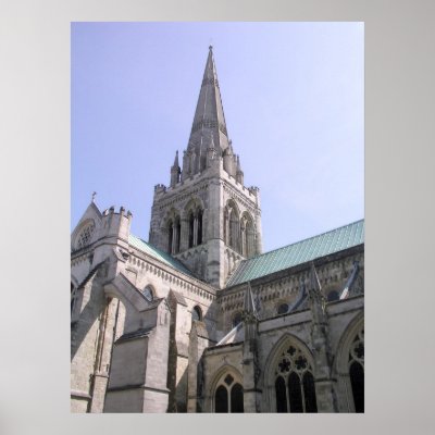 Chichester Cathedral, Sussex, UK Print by photoslot