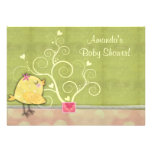 Chick baby shower invitation