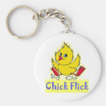 Chick Flick Key Chain