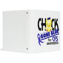 Chick Gone Blue For CFS Chronic Fatigue Syndrome 2