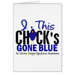 Chick Gone Blue For CFS Chronic Fatigue Syndrome
