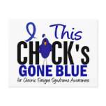 Chick Gone Blue For CFS Chronic Fatigue Syndrome