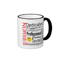 Chick Humour - Nurses Recognition Collage Mugs