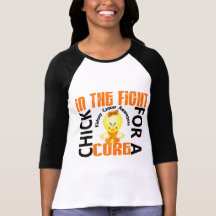 Chick In The Fight Kidney Cancer Tee Shirts